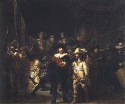 REMBRANDT Harmenszoon van Rijn The Militia Company of Frans Banning Cocq,Known as The Night Watch oil on canvas